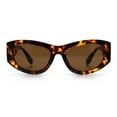 thumbnail image 4 of Womens Crop Mod Cat Eye Luxury Fashion Plastic Sunglasses Tortoise - Brown, 4 of 8
