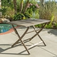 thumbnail image 5 of Christopher Knight Home Positano Outdoor Acacia Wood Folding Dining Table by, 5 of 5