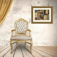 thumbnail image 3 of Unknown 14x11 Gold Ornate Wood Framed with Double Matting Museum Art Print Titled - Abstract, 3 of 4