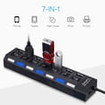thumbnail image 3 of Usb Splitter, Multi-port Switch, Hub Hub, Mouse, Keyboard, U Disk, Card Reader, Printer, High-speed Extender B1O3, 3 of 9