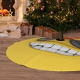 thumbnail image 6 of Yiaed Smiling With Sunglasses Print Christmas Tree Skirt , Tree SkirtsTree Mat for Christmas Winter Holiday Indoor Decorations-36", 6 of 7