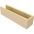thumbnail image 5 of Ekena Millwork 6"W x 6"H x 24"L Block Woodgrain TimberThane Rafter Tail, Primed Tan, 5 of 6