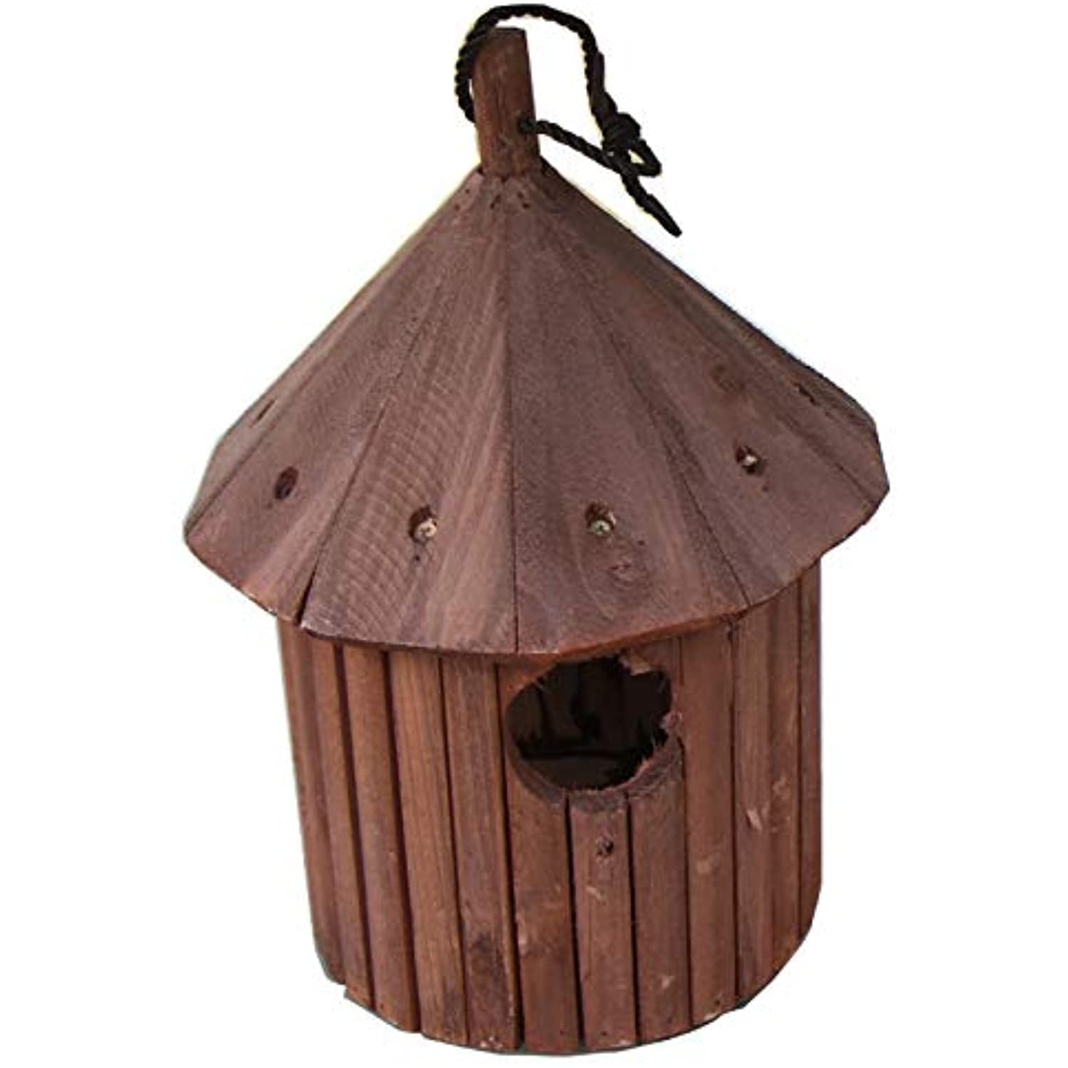 BLLXMX Birdhouses, Birdhouses Outdoor Decoration Bird House Retro Arts and Crafts Outdoor