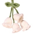 thumbnail image 3 of Llavero Tejido a Mano Fernando Campana de Orquídea y Flor Blanco, 3 of 8