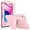 Light Pink, variant on Case for iPad (A16) 11th Generation 11-inch 2025, iPad 10th Generation 10.9-inch 2022, with Built-in Screen Protector and Kickstand, Rugged Full Body Protective Cover - Violet