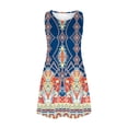 thumbnail image 5 of Mefallenssiah Robes d'Été pour Femmes Plage Florale T-Shirt Robe Décontractée Poches Boho Robe Débardeur, 5 of 5