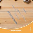 thumbnail image 3 of HONMEET 1Set Invisible Security Screws Silver Double Head Wood Fasteners for Stable Wall Decor, 3 of 8