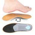 thumbnail image 6 of SPRING PARK 1 Pair Faux Leather Insoles/Inserts/Pads with Arch Supports for Flat Feet,Plantar Fasciitis,Feet Pain,Pronation,Heel Pain for Men and Women Shoes, 6 of 6