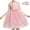 Pink A, variant on WRKEKC Girls Dresses Princess Dress Sleeveless Round Neck Lace Tulle Dress Elastic Waist with Hair Accessory for 3-10 Years Kids Solid Color