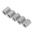 thumbnail image 3 of Connector Nut, Easy Carrying 304 Stainless Steel 10Pcs Coupling Nut M10 Silver Anticorrosive  For, 3 of 8