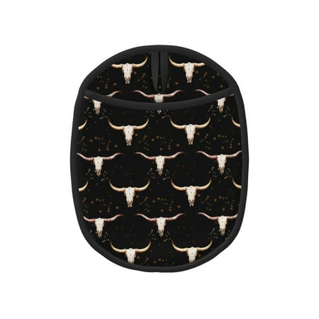 

Matuu Western Cowboy for Non Slip Pot Holder for Kitchen Baking and Cooking Silicone Pot Mat Mitten With Hanging Loop Heat Resistant 7.5 x 9.4 Inches