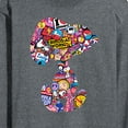 thumbnail image 3 of Peanuts - Snoopy Silhouette Pattern - Men's Long Sleeve T-Shirt, 3 of 6