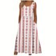 thumbnail image 1 of Bajo Vestido Pantalones Cortos Mujeres Casual Cuello Redondo Impresión Bolsillos sin Mangas Vestido para Verano Vestido Corto para Mujeres Verano, 1 of 5
