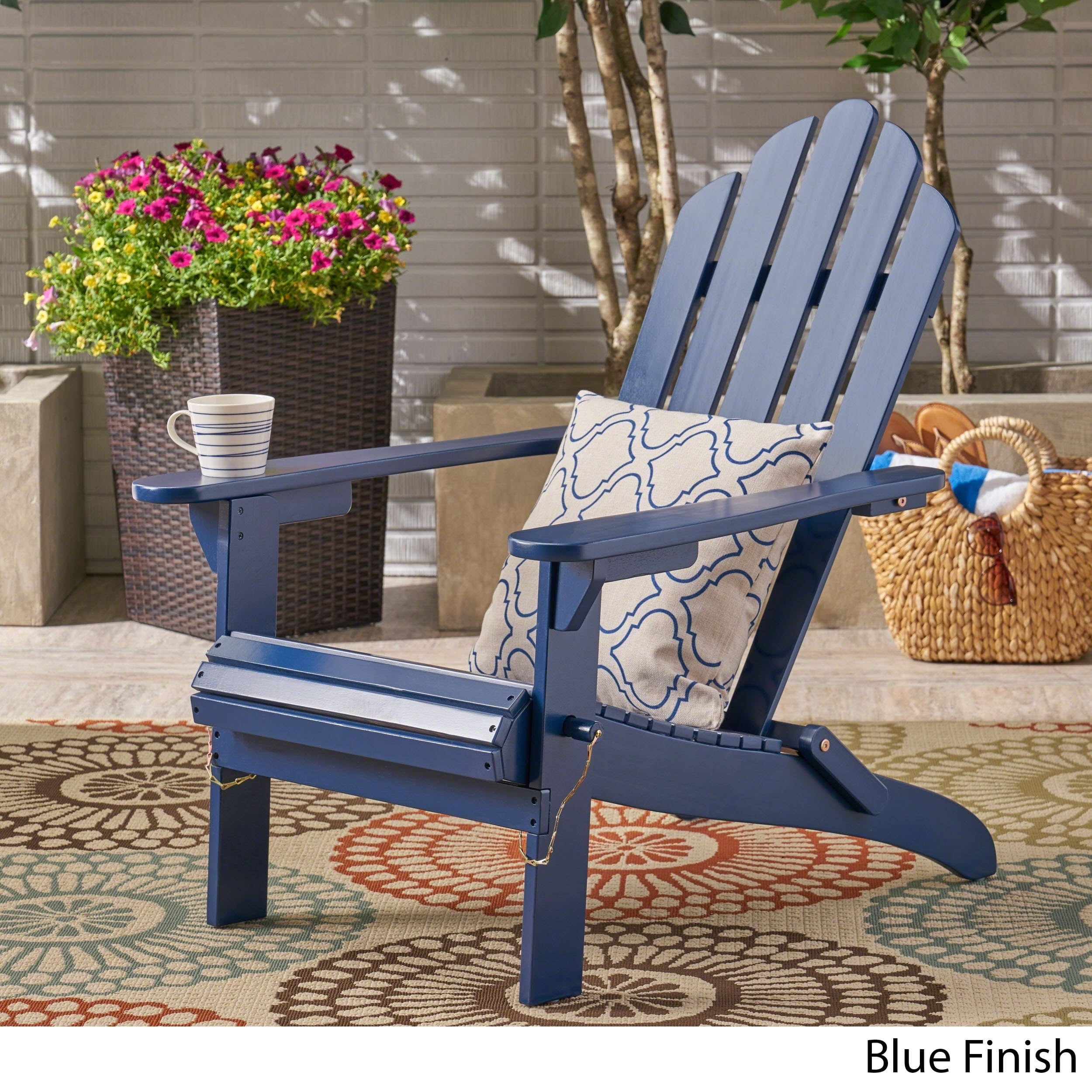 Christopher Knight Home 304621 Amenda Outdoor Acacia Wood Folding Adirondack Chairs with Cushions Gray and Khaki Set of 2 Christopher Knight Home 304621 Amenda Outdoor Acacia Wood Folding Adirondack Chairs with Cushions Gray and Khaki Set of 2