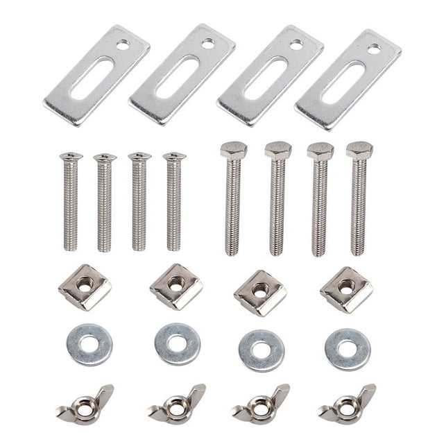 Paquete de 4 Abrazaderas Riel en T, Kit SujecióN T Mini Compatible con CNC 3018-PRO, 3018-PROVer, 1810-PRO MáQuina Enrutadora