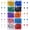Multicolor, variant on Atefa 500 Pieces Map Push Pins Map Tacks Plastic Round Head Tacks with Steel Points (Multicolor,1/8 Inch)