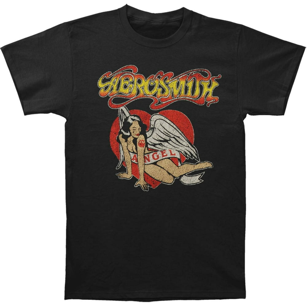 Aerosmith - Aerosmith Men's Angel With Dice Slim Fit T-shirt Black ...