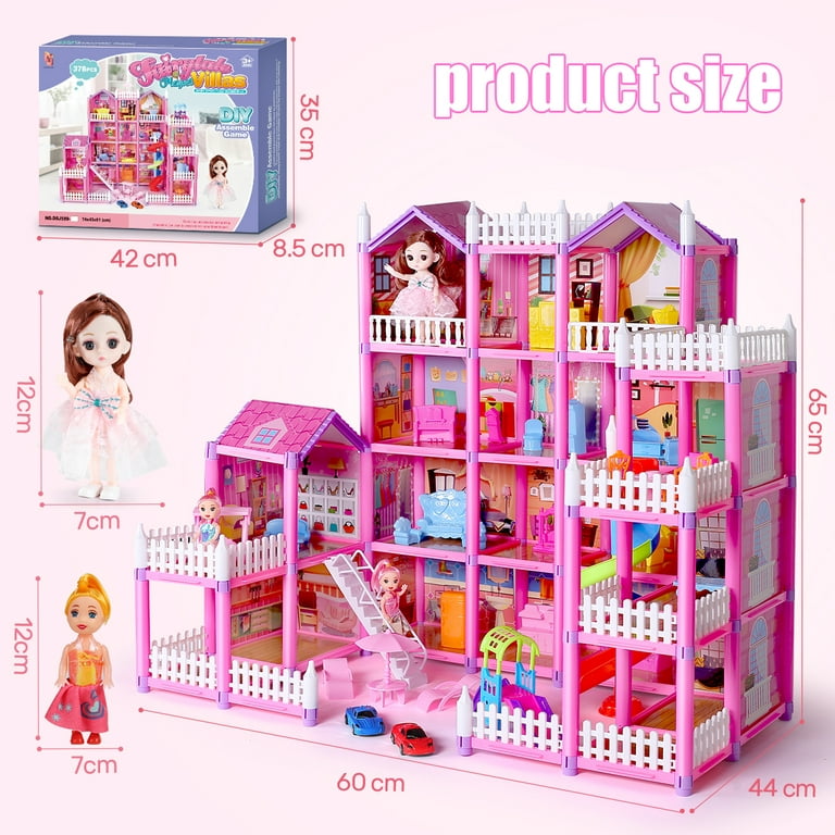 Girl Mini Doll Miniature House Game Set Pretend Play Toys Furniture Other  Pretend Play & Preschool Doll Toy Color Box With Light - Buy Girl Mini Doll  Miniature House Game Set Pretend