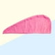 thumbnail image 3 of Toallas de microfibra para secar el cabello, secado rápido, para cabello largo (rojo rosa), 3 of 7