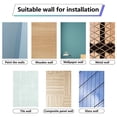 thumbnail image 4 of 1set 8 Sheets 8 styles PVC Waterproof Wall Stickers Self-Adhesive Decals for Window or Stairway Home Decoration Flower 200x145mm 1 sheet/style Plastic, 4 of 6