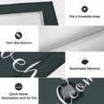 thumbnail image 6 of Welcome Outdoor Rug for Patio/Deck/Porch, Non-Slip Large Area Rug 5 x 8 Ft, Black Vintage Style Simple Farmhouse Wood Grain Indoor Outdoor Rugs Washable Area Rugs, Camping Rug Carpet Runner, 6 of 8
