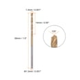 thumbnail image 2 of Unique Bargains 3 Pack 1.3mm Titanium Coated M42 High Speed Steel 8% Cobalt (HSS-E) Twist Drill Bits, 2 of 5