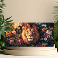 thumbnail image 6 of 1 Pcs 2D Flat License Plate Covers & Frames, Lion among Flowers For Decorative Front, Waterproof For Decoration Aluminum License Plate Covers & Frames Cover For Men Women, 12" X 6", 6 of 7