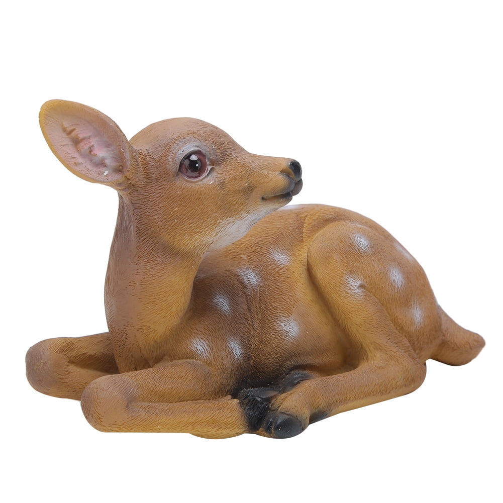 Sika Deer Model, Deer Statue, Art Craft Ornaments 2Pcs Backyards For Courtyard Garden Community Yard Patio