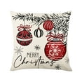 thumbnail image 2 of Floleo Christmas Pillow Covers 18×18 Inch, Farmhouse Christmas Pillow Covers Christmas Pillow Cases, for Sofa Couch Christmas Decorations Throw Pillow Covers, 2 of 6