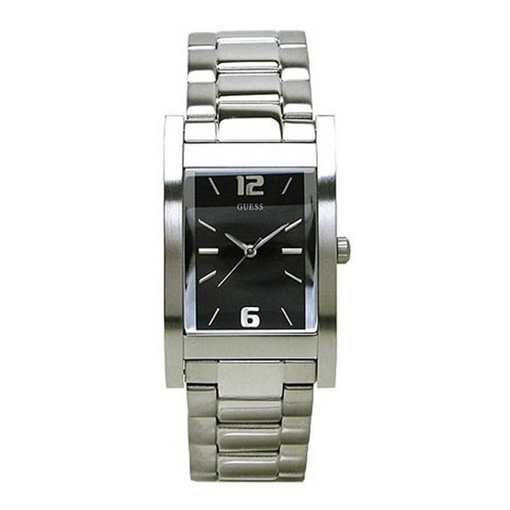 Guess Men's G96047G Black Dial Stainless Steel Watch