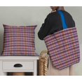 thumbnail image 5 of Soimoi Blue Poly Georgette Fabric Gingham Check Decor Fabric Printed Yard 42 Inch Wide, 5 of 5