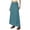 A-Blue90, variant on XIAONU Womens Wrap Maxi Skirt Tie Side Casual Long Bottom