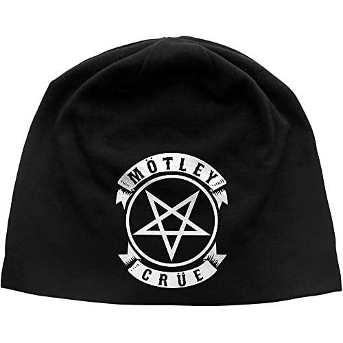 Motley Crue Men's Pentagram Beanie Black