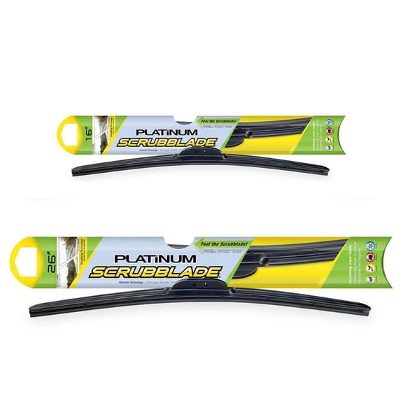 For Toyota Celica Buick Encore GX Scrubblade Platinum Wiper Blade Set - BuyAutoParts