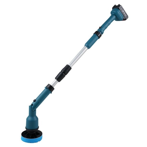 Cepillo de 21V Spin Spin Spin, Cepillo de Limpieza retrarcil de litio multifunció, Cepillo de Limpieza de ducha inalámbrica con 8 Cabeza de Cepillo Reemplazables, 2