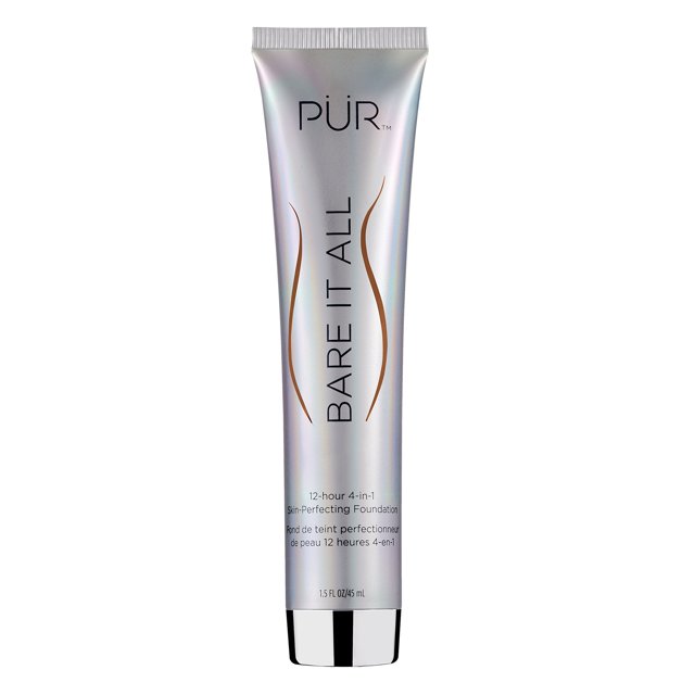 Foundation PÜR Beauty Bare It All 4 en 1 para perfeccionar la piel, 45 ml