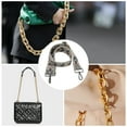 thumbnail image 5 of Unique Bargains 1 Pc Jacquard Pattern Black Hook Handbag Strap for Dating Gray Polyester, 5 of 5