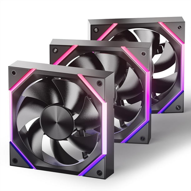 Ventilador de caja Asiahorse Nyota 120 mm con refrigeración eficiente ARGB