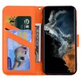 thumbnail image 3 of Ancove for Samsung Galaxy A12 Wallet Case,Cartoon Animals PU Leather Card Slots Shockproof Magnetic Closure Kickstand Flip Folio Case Cover for Samsung Galaxy A12,Orange, 3 of 7