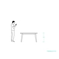 thumbnail image 3 of Mesa de comedor Evo 140cm - Nogal GAIA Retro, 3 of 8