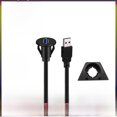 thumbnail image 1 of Câble USB Étanche de Voiture 2 m Petite Tête Ronde USB3.0 Panneau Câble de Tableau de Bord audio Câble audio, 1 of 5
