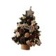thumbnail image 4 of Estatua de escritorio,Mini árbol de Navidad de mesa con decoración navideña iluminada,Mini árbol de Navidad artificial con adornos,Pequeño árbol de Navidad con Adorno de algodón 60cm, 4 of 8
