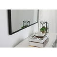 thumbnail image 5 of Metal frame square mirror 36 inch in Black, 5 of 9