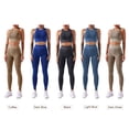 thumbnail image 3 of Traje de yoga para mujer Patrón de serpiente Secado rápido Cintura alta sin costuras, 3 of 8