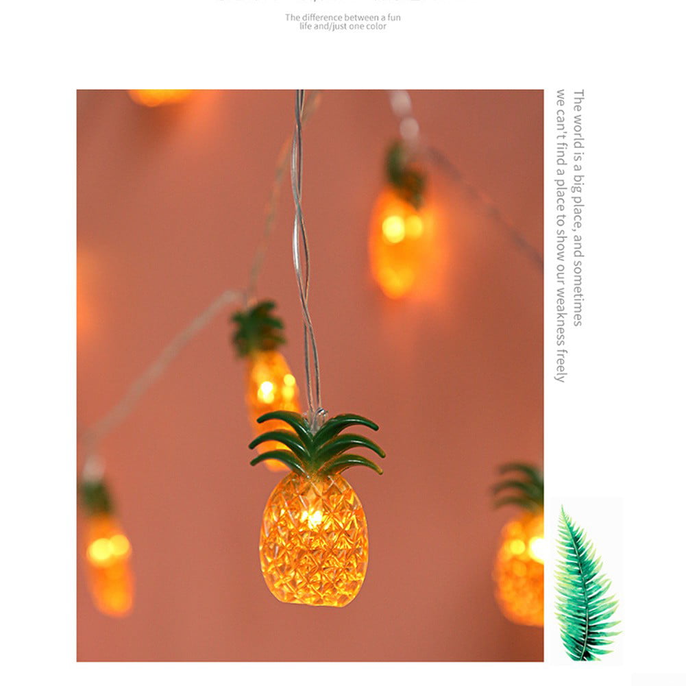 Pineapple Tropical Summer String Lights Indoor Outdoor Pool Party Patio Bar 5ft for sale online 