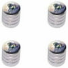 Horse Running Painting Tire Rim Wheel Aluminum Valve Stem Caps, Multiple Colors