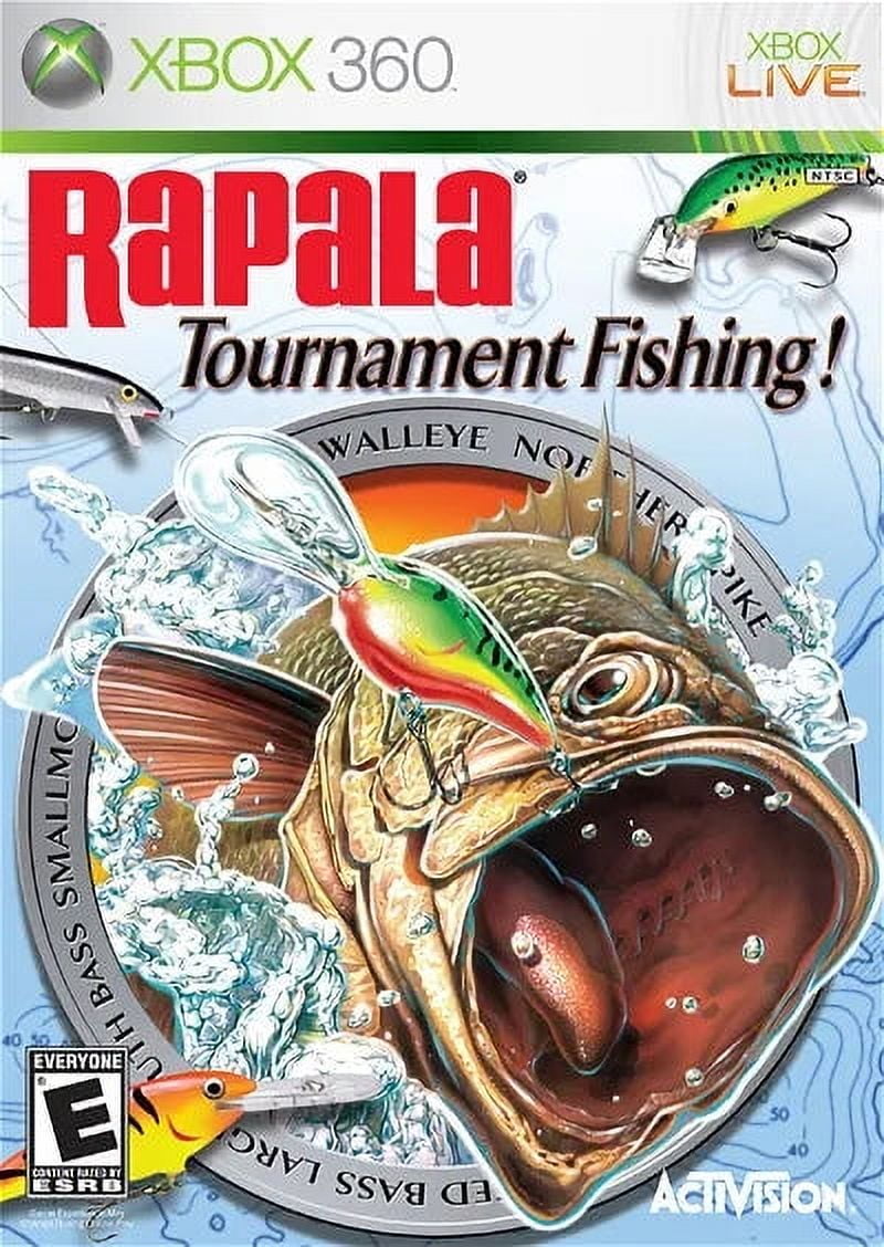 Rapala Pro Bass Fishing Game - Xbox 360 with Wireless Rod