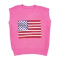 thumbnail image 6 of DHFJKG Summer Sweaters For Women Tank Tops American Flag Loose Fit Sleeveless Round Neck Knit Shirts Casual Clothes Trendy Top, 6 of 7