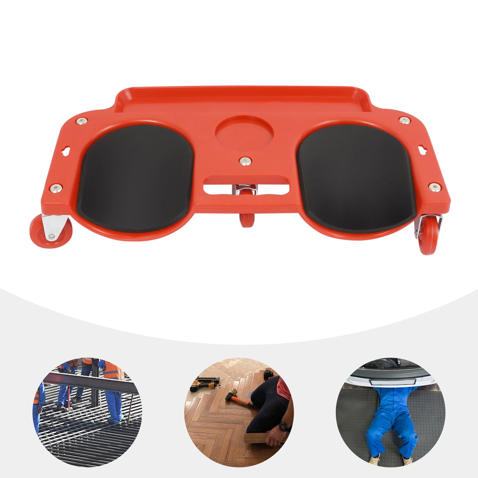 Modern Rolling Knee Pad for Joint Protection - Injection Molding Process, Smooth Surface for Easy Cleaning, Great Gift Option