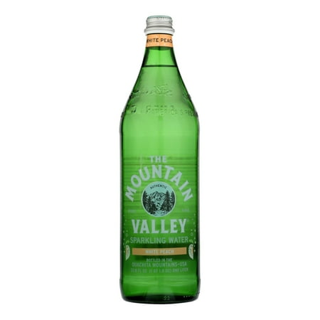 Mountain Valley Spring Sparkling Water White Peach  1 Ltr